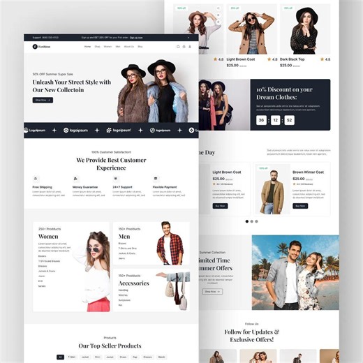 Custom E-commerce Website Design | Wordpress Woocommerce Customization for Brands - Etsy