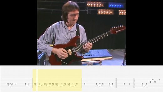 Allan Holdsworth在《White Line》中的solo即兴段