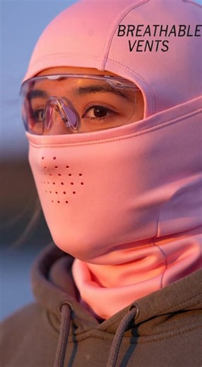 School & Commute! Fleece Windproof Breathable#winter #Headgear #skiing