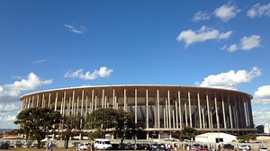 Brazil stadium opens despite cost concerns