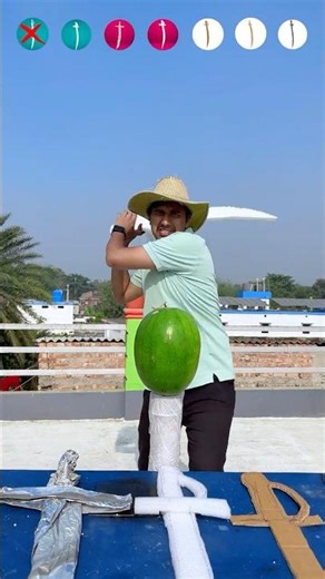 Watermelon vs Katana!⚔️