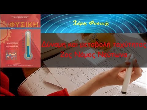 ΦΥΣΙΚΗ Β' ΓΥΜΝΑΣΙΟΥ, Δύναμη και Μεταβολή Ταχύτητας (2ος Νόμος Νεύτωνα)
