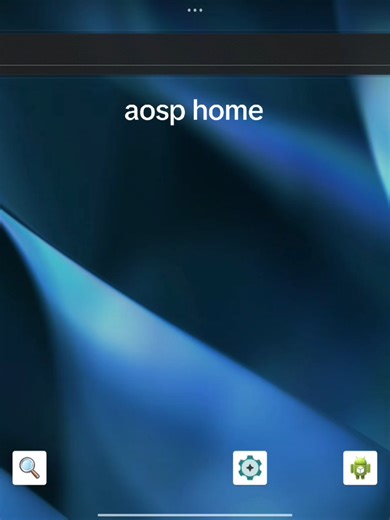 Creating a Fake AOSP Home Screen