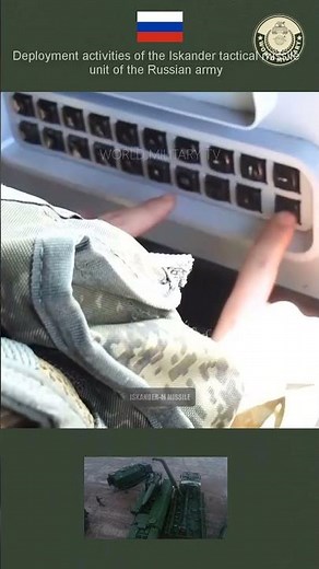 Deployment activities of the Iskander tactical missile unit of the Russian army #army