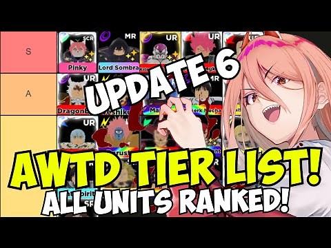 [UPDATE 6] Anime World Tower Defense Update OFFICIAL Tier List!