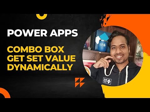 Get Set Combo Box Values Dynamically in Power Apps Canvas App