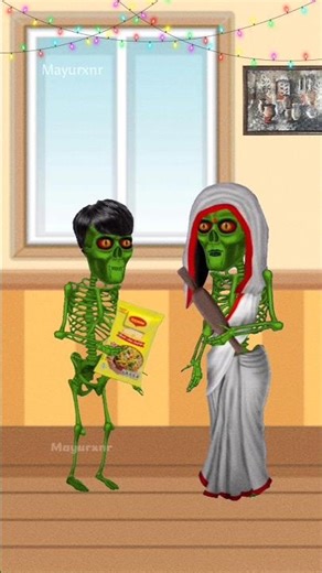 Chotu Bhoot Ko Meggi Kahani Hai 😜 #shorts #funny #cartoon