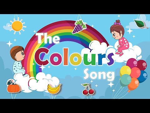 The Colour Song | JollyKidsToons Nursery Rhymes and Kids Song