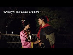 Mulan and Shang at Disneyland After Dark: Sweetheart's Nite // Disneyland