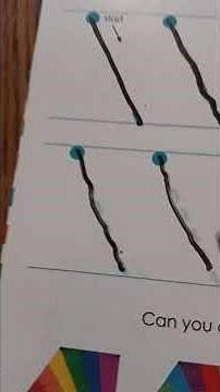 Practicing Writing Diagonal Lines (real life)