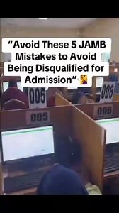 Avoid these 5 JAMB mistakes to avoid being disqualified for admission #2026jamb take note | JAMB Latest updates &Tips