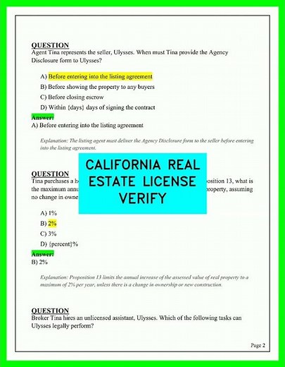 CALIFORNIA REAL ESTATE LICENSE VERIFY: 2026 Exam Guide & Verification Process Step by StepUPDATED