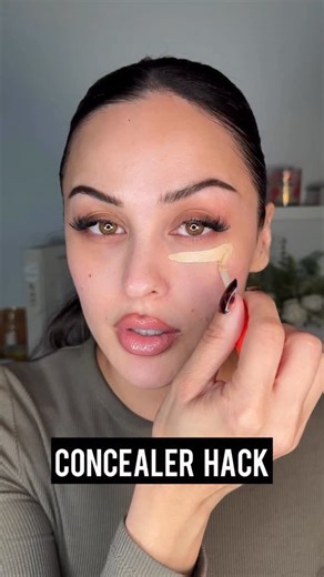 Less product = more lift, brighter,and natural 💫 Concealer @kulfi.beauty #concealerhack #makeuptips #makeuphacks #makeup | Christen Dominique
