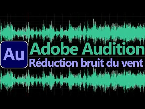 Adobe Audition 2020 - Réduction bruit de fond / vent