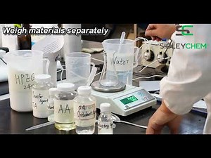 The synthesis process of polycarboxylate superplasticizer（PCE）