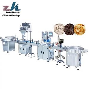 [Hot Item] Automatic Cereal Garlic Dill Pickle Vegetables Glass Bottle Canning Filling Machine Line