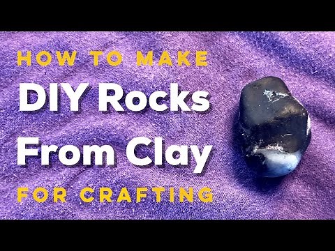 DIY Faux Rock from Clay