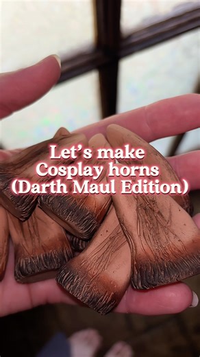 Cosplay Horn Tutorial! 🖤 #cosplay #halloween #starwars