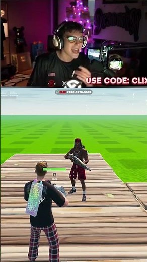 Kai Cenat makes Clix RAGE during a 1v1 in Fortnite