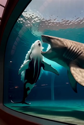 Killer Whale vs Megalodon – Underwater Glass Dome Stadium, Extinct Monster vs Apex Predator! 2 | Simulation Lab