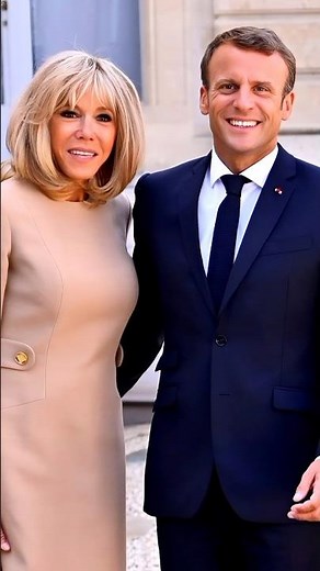 Emmanuel Macron and Brigitte Macron have been married for 18 years and 3 children #emmanuelmacron