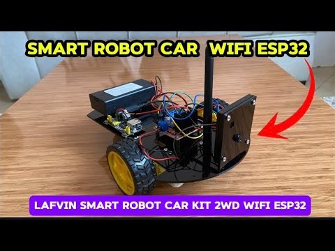 LAFVIN smart robot car kit 2WD wifi ESP32