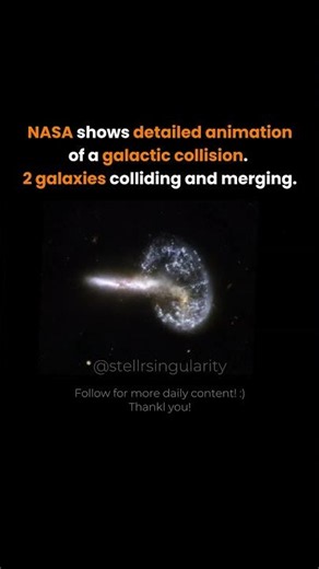 Detailed Galactic Collision