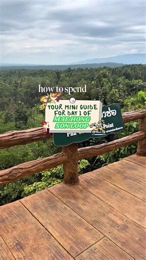 Day 1 of the Mae Hong Son Loop 🇹🇭🏍️ If you're searching for a Mae Hong Son Loop itinerary, Northern Thailand road trip, Chiang Mai motorbike route or the best things to do in Northern Thailand, save this post because this was one of our favourite days in Thailand. 📍 Mae Wang National Park 📍 Doi Inthanon National Park 📍 Thailand's highest mountain 📍 Hidden mountain villages 📍 Local homestay experience 📍 Endless winding roads and viewpoints The Mae Hong Son Loop is a 600km route through N
