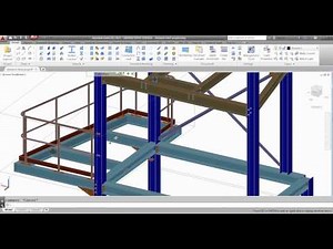 14 - Modifying platform dimensions with Autodesk Advance Steel