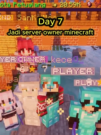 Hari ke-7 sebagai Owner Server Minecraft di Ladang Pixel