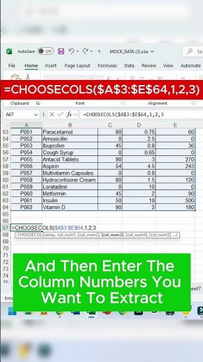 Excel CHOOSECOLS Function: The Hidden Feature You Need to Know