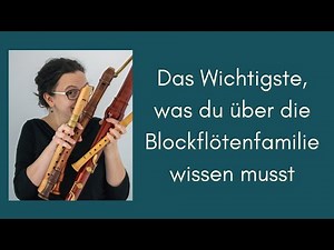 The recorder family: Kathrin Härtel - recorder