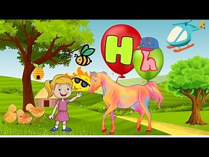 20 Word That start With Letter H | Phonics Letter H | H For Word | H Letter Vocabulary | Kids Video