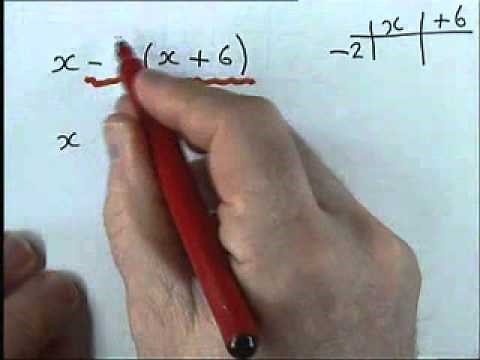 How to do Algebra Part 1 2 Harder Expanding Brackets