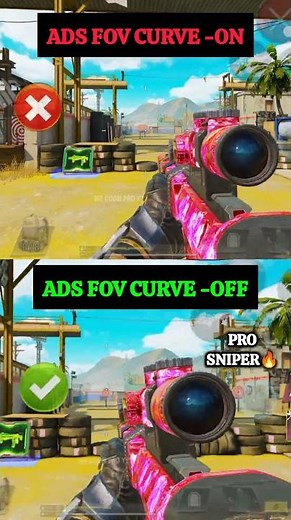 ✅ Pro Sniper FOV secret settings in CODM BR🔥💯 Codmobile Tips and Tricks #shorts #codmbr #snipercodm