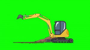 Industrial Excavator Uhd Stock Motion Graphics SBV-309660744 - Storyblocks