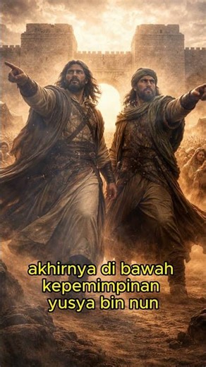 The Greatest War Against the Giants | The Story of Prophet Musa & Yusha bin Nun #islamichistory#g...