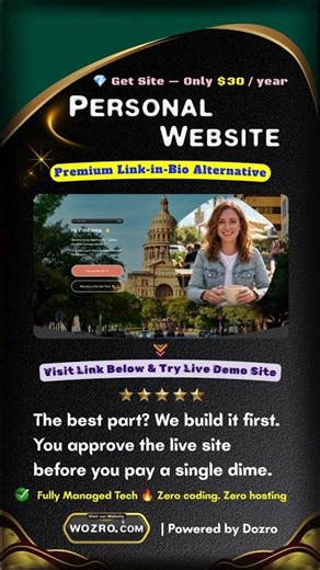 Ditch Linktree — Get Your Own Site! 🚀Link in Bio Alternative 🔥 ($30/yr) #Shorts