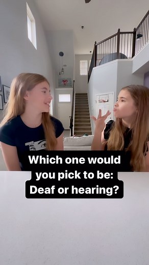 Shaylee Mansfield on Instagram: "Dive into the raw and real dialogue between a Deaf sister and her hearing sibling as they share their unique journey. Which one do you think they choose to be?"