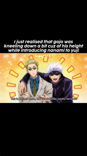 Gojo and his height 😂 || #fypシ #jujutsukaisen #viral