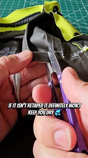 This Arc'teryx Goretex Jacket will get worse if it isn't retaped #goretexrepair