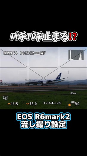R6 Mark II Panning Settings
