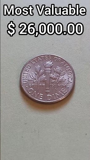 Most Valuable $ 26,000.00 ULTRA RARE Error Coin U.S Roosevelt Dime Worth Money