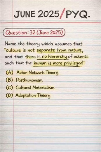 June 2025 PYQ | Handwritten MCQ | UGC NET English |