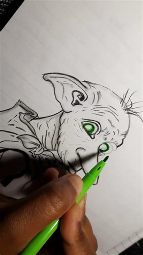 Dobby drawing/ Harry Potter ❣️#art #viral #explore #shortvideos #ytshorts #viralvideo #trending #yt