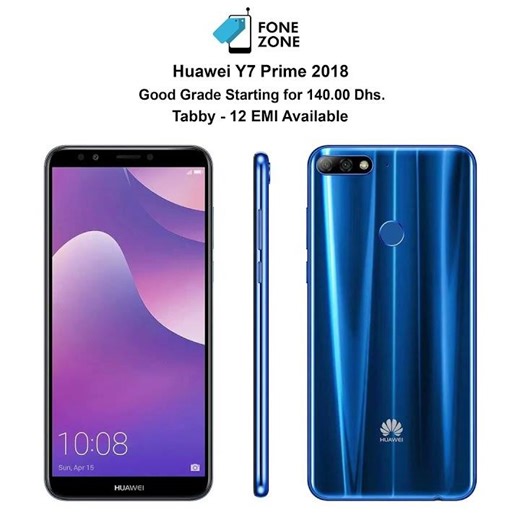 Huawei Y7 Prime 2018 Just 140 AED
