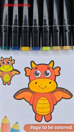 Simple and relaxing coloring content.