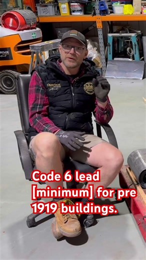 Code 6 lead for the minimum on heritage buildings!