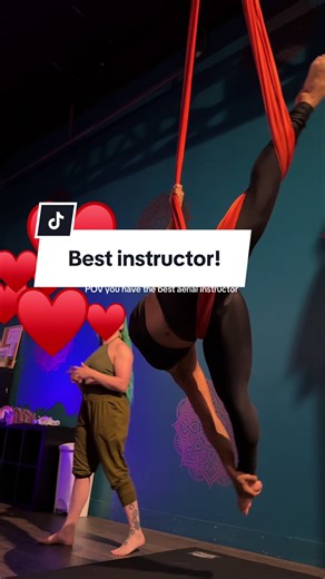 My brain and my body were finally on the same page after the one on one with the instructor. I was feeling defeated initially, but glad I finally got it! Remember to be kind to yourself and it’s okay if you don’t get everything. #foryou #fyp #viral #aerialhammock #hobby