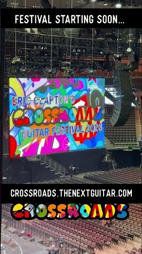 Soundcheck at the Moody Center - Crossroads Guitar Festival